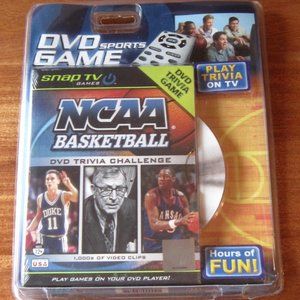 NIB, Snap TV Games-NCAA Basketball DVD Trivia, electronic video game NBA fan toy